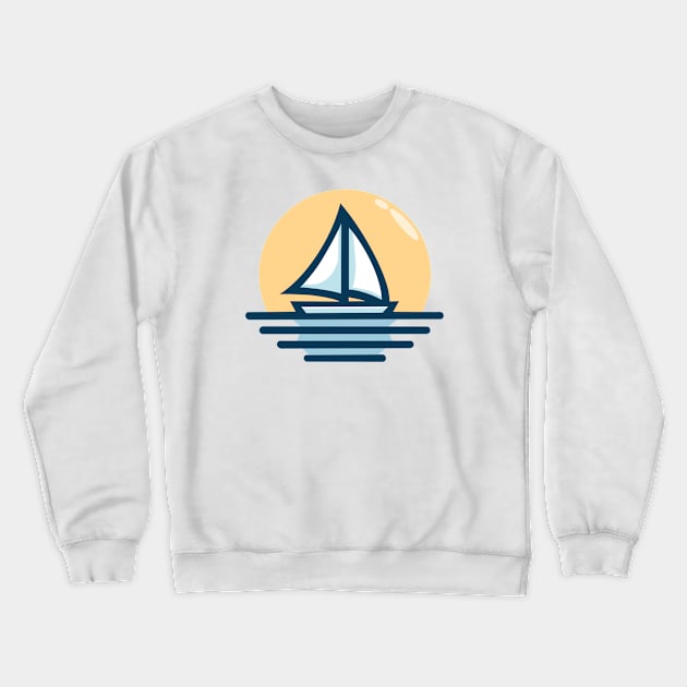 Sail Crewneck Sweatshirt by Rekayasabumi